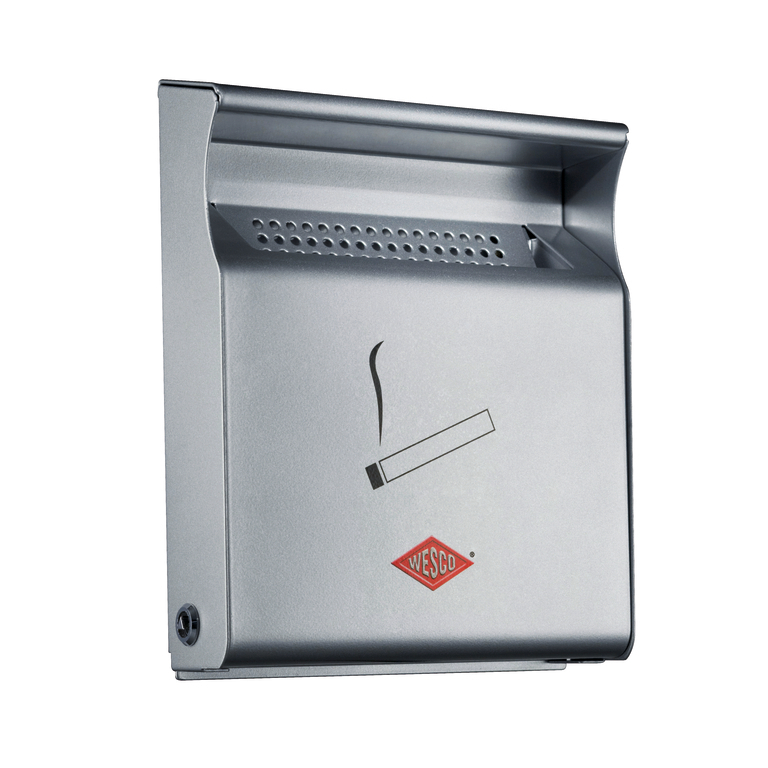 Wall ashtray, silver Wall ashtray, silver