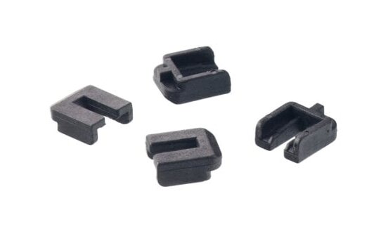 U-fastening elements, black U-fastening elements, black