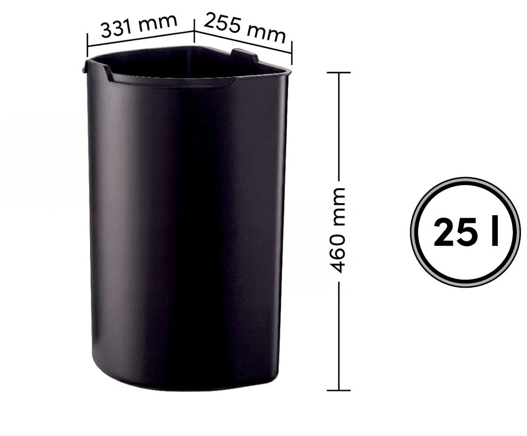 Einsatz Multi Collector 25 Liter, schwarz