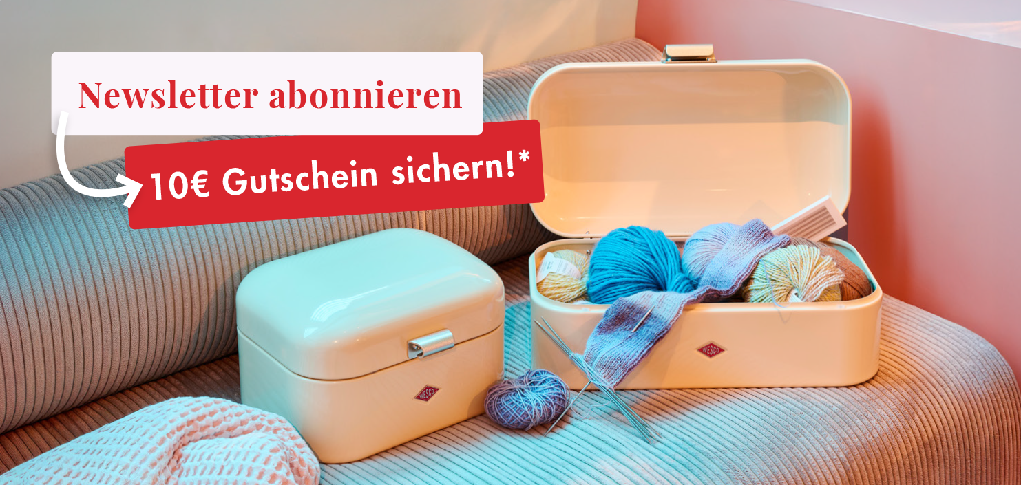 Newsletter abonnieren und 10€ Gutschein sichern