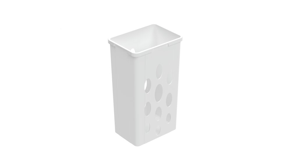 Laundry container without handle , white Laundry container without handle , white