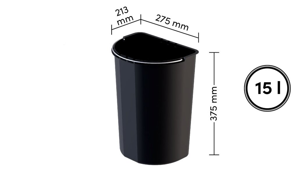 Einsatz Ökosammler 170, schwarz