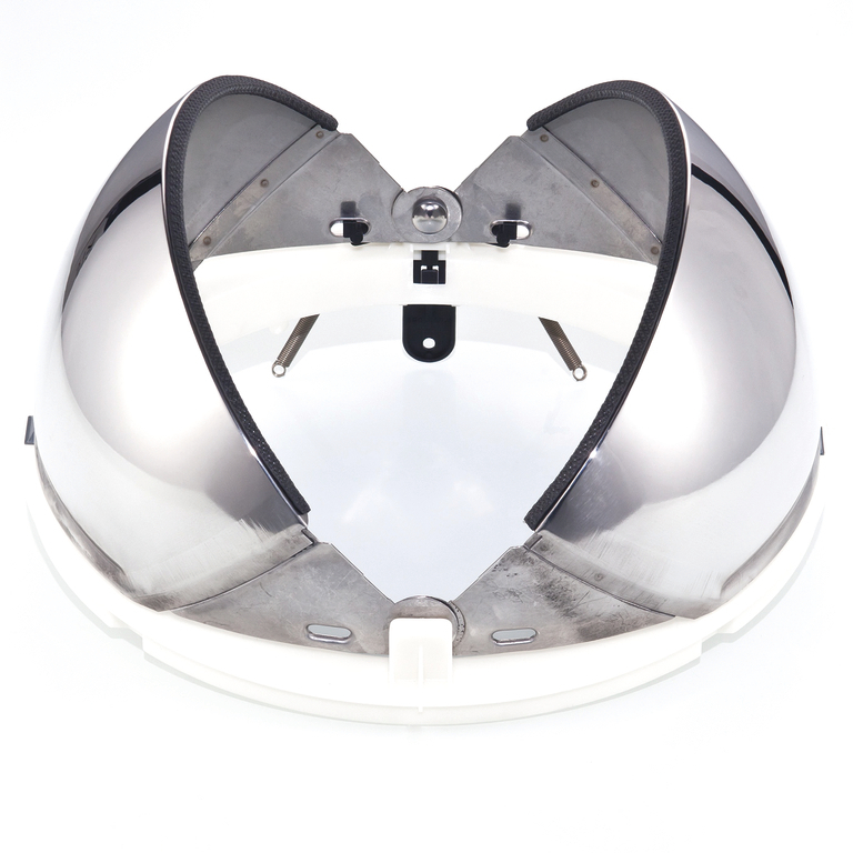 Half-shell pair Kickmaster® and Kickmaster® Maxi, stainless steel Half-shell pair Kickmaster® and Kickmaster® Maxi, stainless steel
