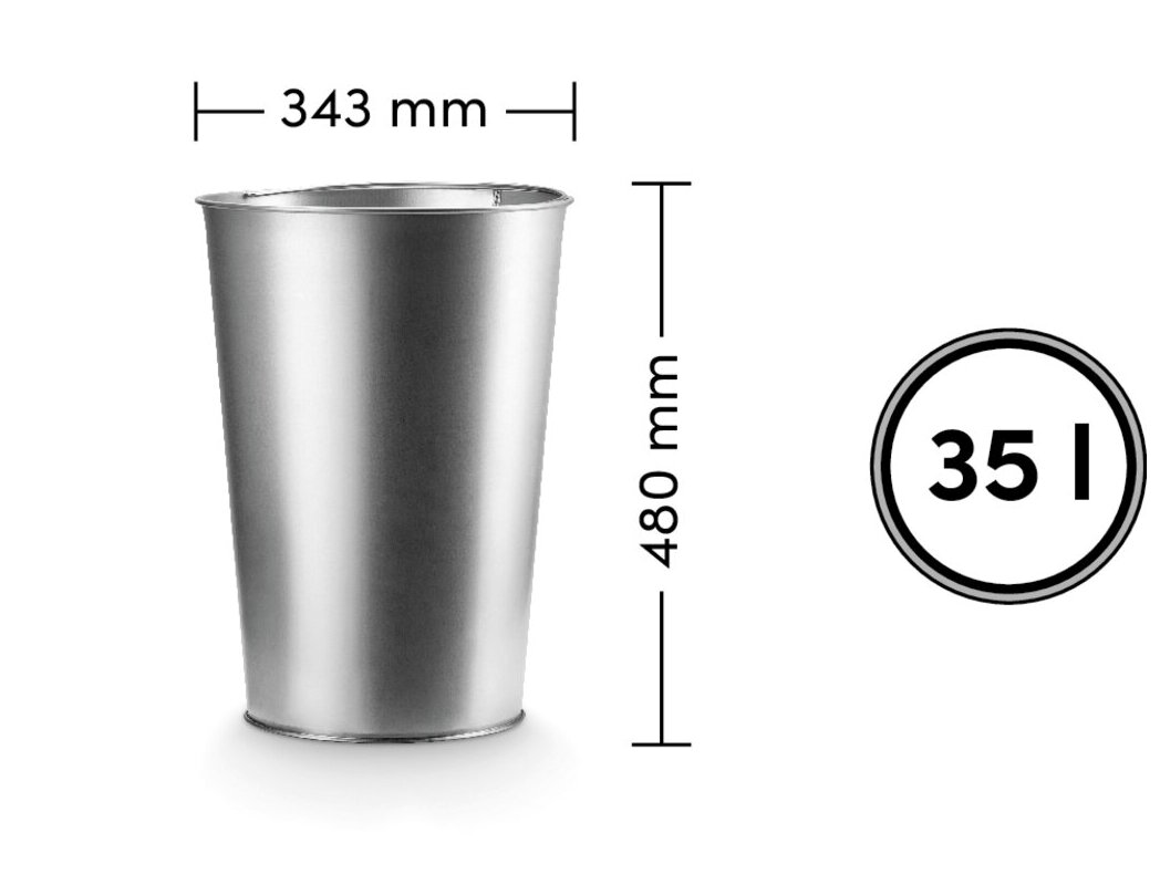 Einsatz Spaceboy® 35 Liter, verzinkt